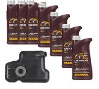7 L mannol Dexron VI Febi Filtro Olio Trasmissione per Opel Insignia A Caravan