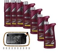 7 L mannol Trasmissione Dexron VI Febi Filtro Olio per BMW X3 3.0d 3.0sd