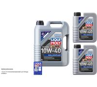 7 L Originale Liqui Moly MOS2 Bassa Visciosità 10W-40 Acea A3 B4 Api Sl