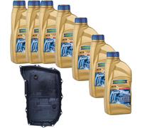 7 L RAVENOL ATF T-WS Olio Cambio Con Filtro Per Audi Q7 3.0 TDI SQ7 Q8 A4