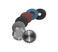7 lame diamantate da 75 mm for smerigliatrice angolare | Mole da 3 pollici, dischi abrasivi for legno e metallo, set di dischi lamellari, accessori for taglio e lucidatura