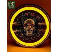 7'' LED Proiettore Faro Teschio Per V-Star XVS 650 950 1100 Classicstryker