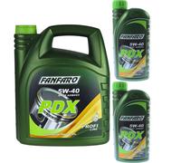 7 Litri FANFARO PDX 5W-40 Olio Motore API SN/SM/CF Engine Oil ÖL