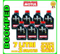 7 LITRI Olio MOTUL Specific Abarth 0101 10W50 Fiat 500 Abarth 500 595 07MO79