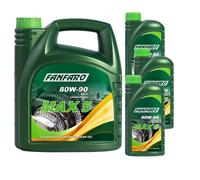 7 Litri Originale FANFARO MAX 5 80W-90 GL-5 LS API GL Olio Per Ingranaggi