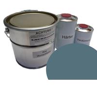 7 Litri Set 2K Vernice Idoneo per VW L31 Blu Colomba Tinta Unita Oldtimer Colore