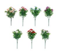 7 Mazzi di Fiori Artificiali di Camomilla per Decorare Soggiorno Giardino