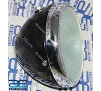 7" Miller Type Faro Anteriore Nero Per Norton Triumph BSA Vincent AJS AEs