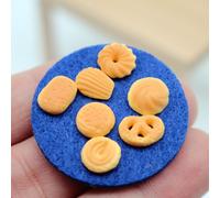 7 mini dessert di biscotti per ornamenti per la sala da pranzo della casa
