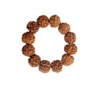 7 Mukhi Rudraksha Braccialetto Elasticizzato Braccialetto Nepal Beads Totale ...
