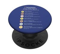 7 Nomi dello Spirito Santo attivati nella tua vita PopSockets PopGrip Adesivo