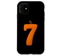 7 Numero Sei Sette Autunno Zucca Halloween Divertente Abbinamento Custodia per iPhone 11