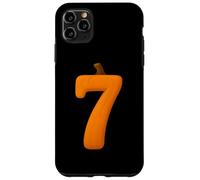 7 Numero Sei Sette Autunno Zucca Halloween Divertente Abbinamento Custodia per iPhone 11 Pro Max