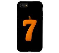 7 Numero Sei Sette Autunno Zucca Halloween Divertente Abbinamento Custodia per iPhone SE (2020) / 7/8