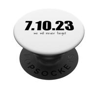 7 ottobre NOVA Tribute | Gli ebrei israeliani hanno bisogno di Shalom PopSockets PopGrip Adesivo