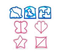7 Pack Sandwich Cutters And Bread Crust Shape Remover for Kids, Cute Animals Shapes Cake Sandwich Bread Mold Toast