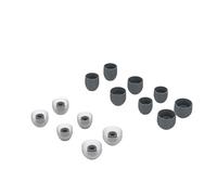 7 Paia Auricolari di Ricambio per Sony WF-1000XM3 / WF-1000XM4 / WF-1000XM5, 4 Misure Gommini in Silicone per Auricolari in-Ear (Grigio)