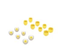 7 Paia Auricolari di ricambio per Sony WF-1000XM3 / WF-1000XM4 / WF-1000XM5, 4 Misure Gommini in Silicone per Auricolari In-Ear (Giallo)