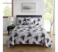 7 PC Stampato Copriletto Set-Summer Trapunta W/Aderente Foglio E Federe Cuscini