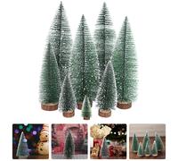 7 Pcs Albero Di Natale Addobbato Piccolo Decorazione Della Scena Festival