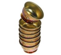 7 Pcs Ciotole Per Altare Buddiste Coppa Offerte Buddista TEMPIO ACQUA CAGGIO