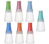 7 Pcs Pennello Bbq Ampolla Olio Spazzola Per Bottiglie in Silicone