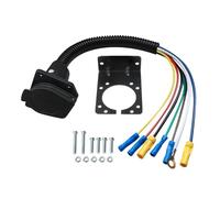 7 Perno Camper Cablaggio Connettore Adattatore per Enhanced Sicurezza IN Traino