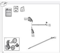 7 Perno Plug & Play Gancio di Traino Cavi Per Iveco Daily 35S,35C 2014- &