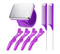 7 Pettini Per Capelli Multiuso Set Polsini Anti-crespo Borsa Da Viaggio Per Acconciature Facile Inclusa Pettini Per Stuzzicare I Capelli