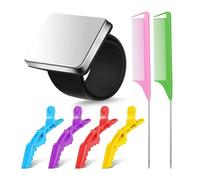 7 Pettini Per Capelli Multiuso Set Polsini Anti-crespo Borsa Da Viaggio Per Acconciature Facile Inclusa Pettini Per Stuzzicare I Capelli