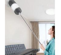 7 pezzi/4 pezzi/3 pezzi/1 pezzo Spolverino in fibra ultrasottile, spolverino retrattile in piuma, riutilizzabile, pieghevole, lavabile, per pulire ventilatori a soffitto, soffitti alti, persiane, mobi