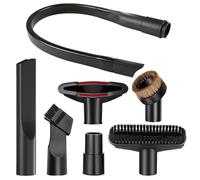 7 Pezzi Accessori Aspirapolvere Universale, Spazzola Aspirapolvere Universale mit 58cm Bocchetta Piatta Flessibile, Kit Accessori Aspirapolvere Compatibile con Aspirapolvere Diametro 32MM e 35MM