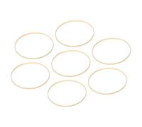 7 Pezzi Anello di Bambù, Cornice Rotonda 11,8 | Finitura Liscia senza Schegge, Leggero e Resistente, per Acchiappasogni, Parete e Nozze