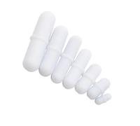7 Pezzi Barra Magnetica in Ptfe Bianco per Miscelatore Elettrico da | Rotazione a Basso Attrito, Resistenza Fino a 250 ℃, Recupero Facile Retriever, Uso per Beute