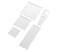 7 pezzi blocco acrilico bordo bianco goffratura taglio muore per fai da te