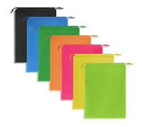7 pezzi borsa per scarpe da viaggio borsa per scarpe antipolvere di medie dimensioni in corda borsa per scarpe antipolvere in tessuto non tessuto (colore)