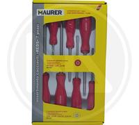 7 PEZZI CACCIAVITI 4TG+3CR IN SERIE REDS MAURER 86904