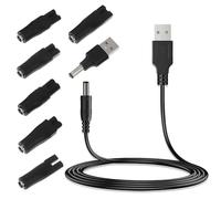 7 Pezzi Caricabatterie Rasoio Universale 5V USB Cavo di Ricarica Multifunzione con 7 Adattatori per Rasoi e Rasoi Elettrici, Compatibile con Philips Norelco Babyliss Multigroom OneBlade
