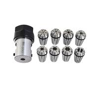 7 pezzi di pinza + 1 pezzo di asta for albero motore C16 ER11 3,175 mm 4 mm 5 mm 6 mm 7 mm 8 mm foro interno portautensili for macchina for incisione fai da te(C16-ER11-3.175(1set))