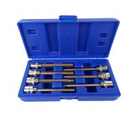 7 pezzi Extra Long Metric Bit Socket Set Vanadium Steel Prese