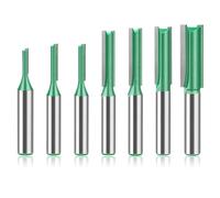 7 Pezzi Frese Per Legno, Svasatore Per Legon, Punte Per Fresa Verticale Legno, Fresa Per Legon Gambo 8mm, 3 mm, 4 mm, 5 mm, 6 mm, 7 mm, 8 mm, 10 mm Lavorazione Del Legnos Fresa