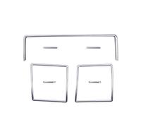 7 Pezzi In Acciaio Inossidabile Per Prese Di Corrente Interne Per Toyota Per Land Per Cruiser Per Prado FJ150 2018 2019 2020 Griglia Di Ventilazione