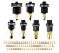 7 Pezzi Inserto Filettato Rivettatrice Manuale di Teste Set,M3 M4 M5 M6 M8 M10 M12 Rivettatrice per Inserti Filettati Accessori,Rivetti Filettati,Set di Testine per Rivetti Manuali