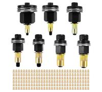 7 Pezzi Inserto Filettato Rivettatrice Manuale di Teste Set,M3 M4 M5 M6 M8 M10 M12 Rivettatrice per Inserti Filettati Accessori,Rivetti Filettati,Set di Testine per Rivetti Manuali