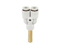 7 pezzi KQ2X Riduttori pneumatici di tipo Y con raccordi push-to-connect Connettori aria for tubi in rame for sistemi di automazione(KQ2X06-08)