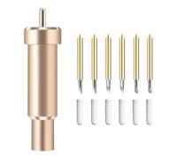 7 Pezzi Lama di Ricambio per Cricut Maker 30°/45°/60°, Deep Cut Blade Alloggiamento di Ricambio, Compatibile con Cricut Maker 3, Explore 3, Explore Air 2, Air, One, e Explore Sostituzione