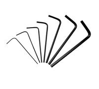 7 Pezzi Mini Esagono Chiave a Brugola Sets, 0,7mm-3mm Mini Hexagon Hex Set, Chiavi Esagonali Acciaio al Carbonio, Chiavi a Brugola Kit Durable, Set Chiave a Brugole, per Mobili, Auto, Elettrodomestici
