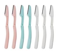 7 Pezzi Rasoio Viso Donna con Lamette | Shaper Pieghevole per Sopracciglia | Rasoio Sopracciglia | Modellante Peluria Facciale | Design Ergonomico e Unisex | Kit Completo Precisione