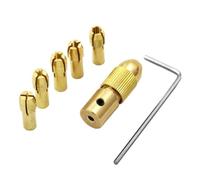7 Pezzi/set 2.0/2.35/3.17mm In Ottone Compatibile Con Dremel Pinza Mini Mandrini For Trapano For Albero Motore Elettrico Punta Da Trapano Adattatore For Mandrino Trapano(2.35mm 7pcs)