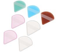 7 Pezzi Spugna Trucco in Silicone Ultrathin per Fondotinta e Cipria | Trasparente e Leggero, Rilascio Uniforme, Assorbe Meno Prodotto, Set da Sei Pezzi per Uso Quotidiano